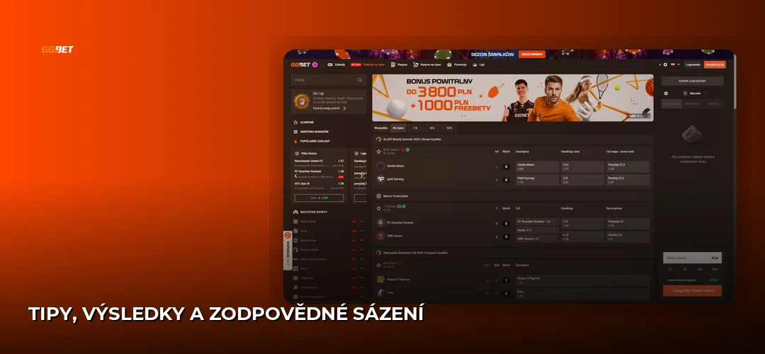 Snímek obrazovky webu GGBet
