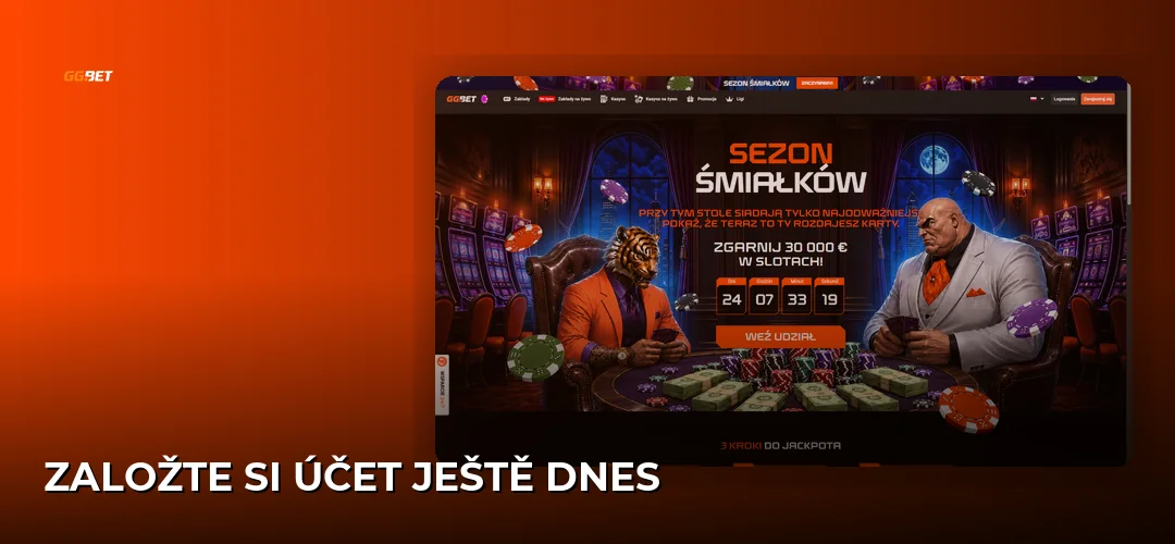 Snímek obrazovky webu GGBet
