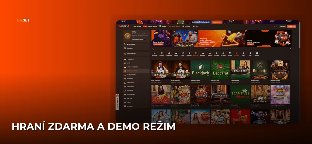 Snímek obrazovky webu GGBet