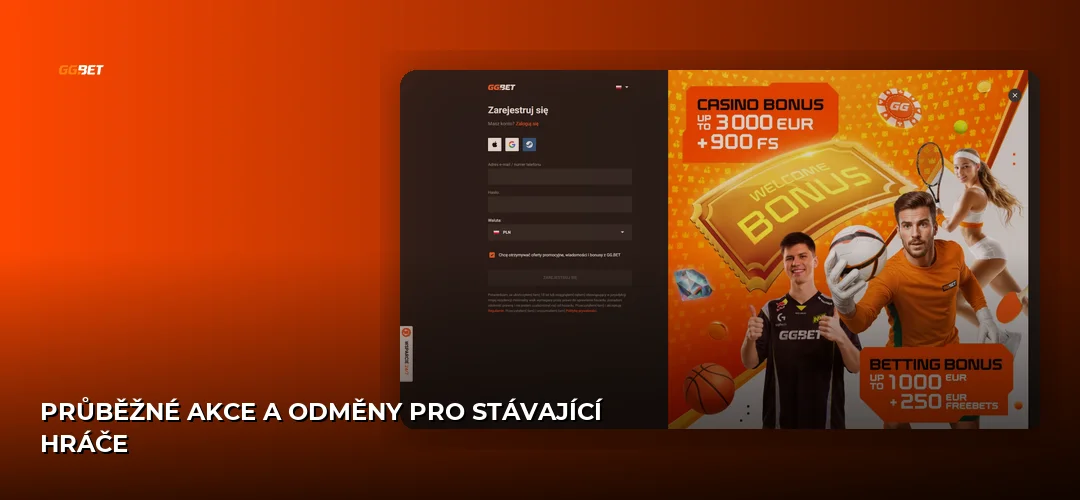 Snímek obrazovky webu GGBet