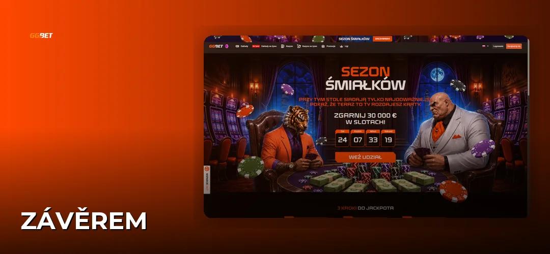 Snímek obrazovky webu GGBet