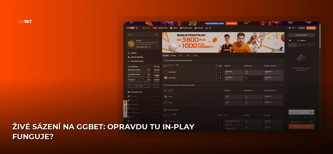 Snímek obrazovky webu GGBet