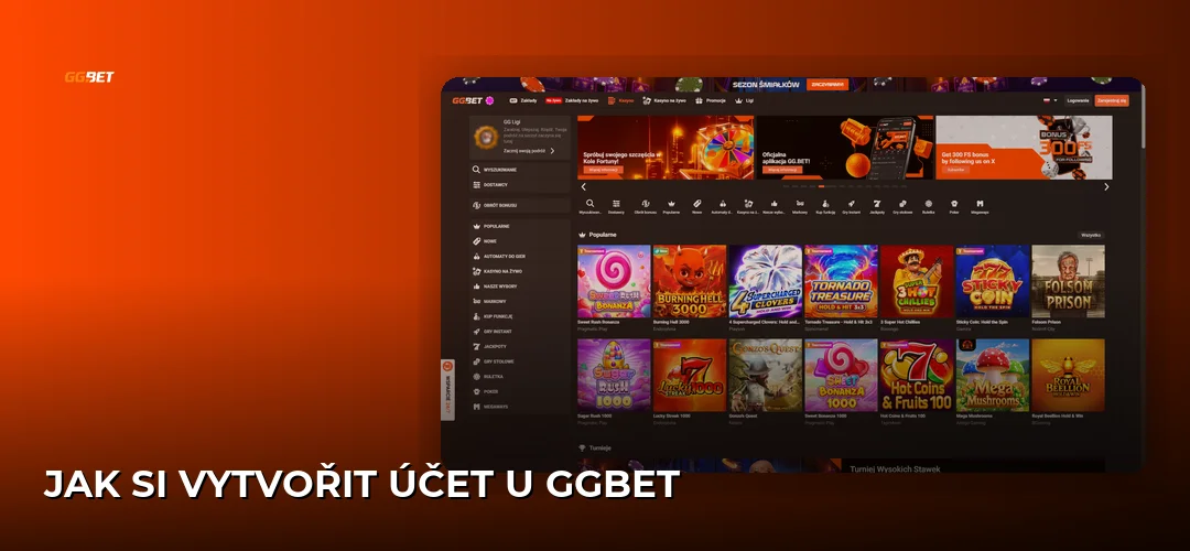 Snímek obrazovky webu GGBet