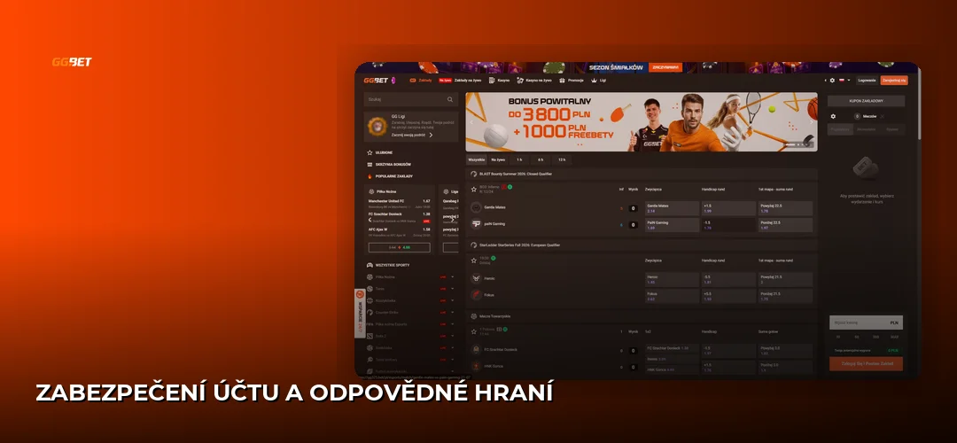 Snímek obrazovky webu GGBet